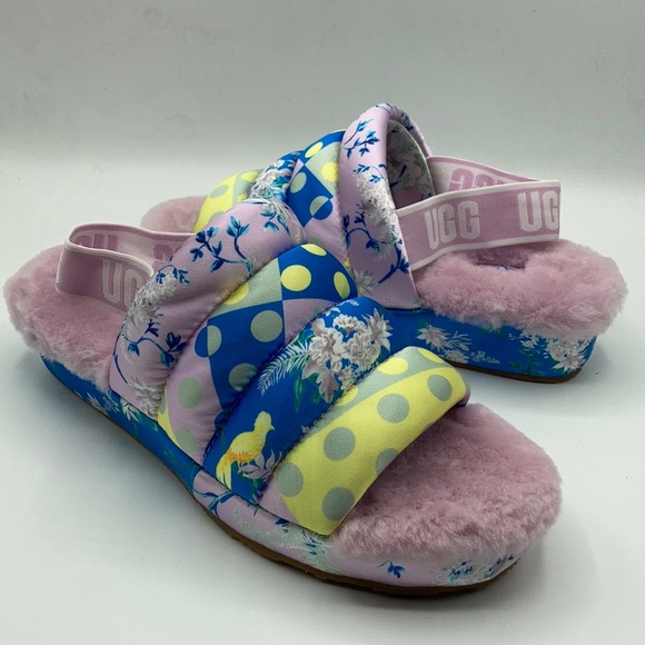 ugg fluff yeah floral